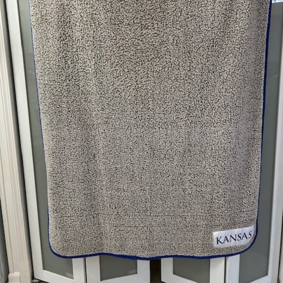 Logo Brands University of Kansas Jayhawks 50"x60" Frosty Fleece Blanket - Picture 1 of 3